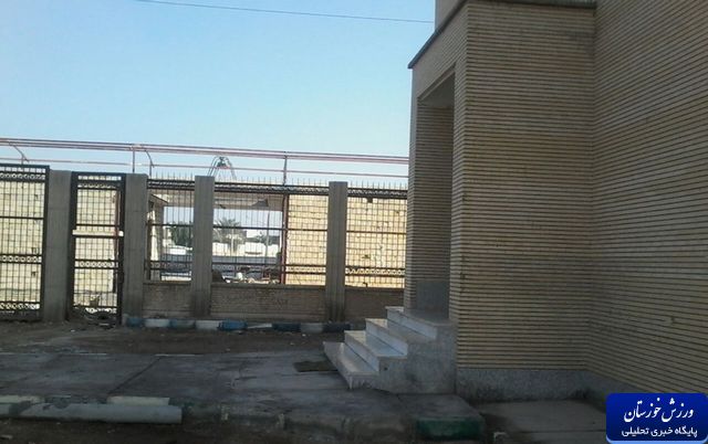 گزارش تصویری/احداث بازارچه در ورزشگاه خرمشهر!