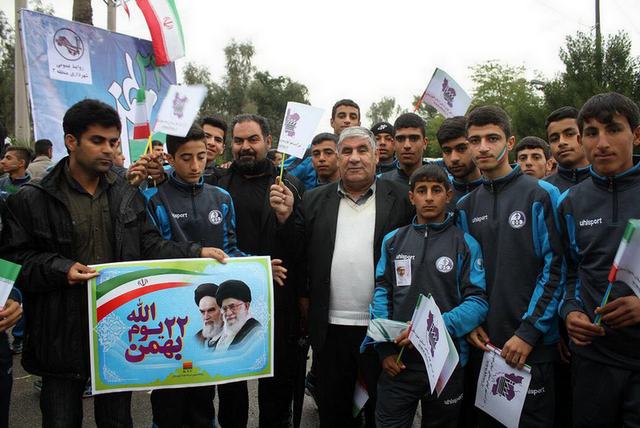 تصاویر/حضور ورزشکاران در راهپیمایی 22 بهمن