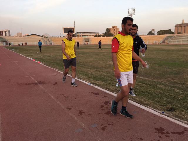 تصاویر/آزمون آمادگی جسمانی داوران فوتبال خوزستان