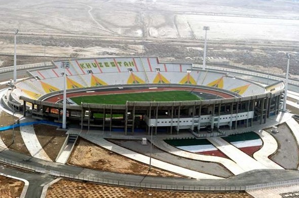 بازدید مسئولان خوزستان از استادیوم غدیر