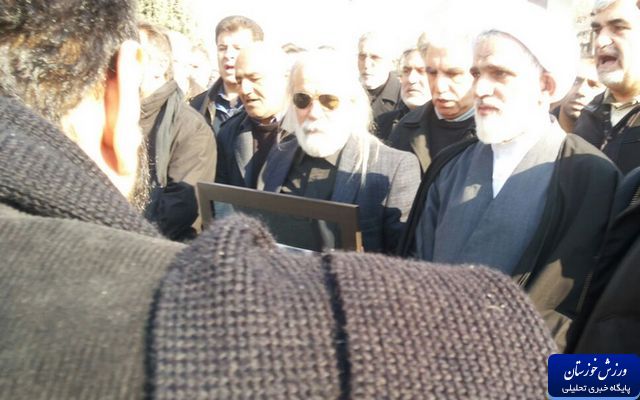 تصاویر/مراسم تشییع سرپرست سابق فولاد خوزستان
