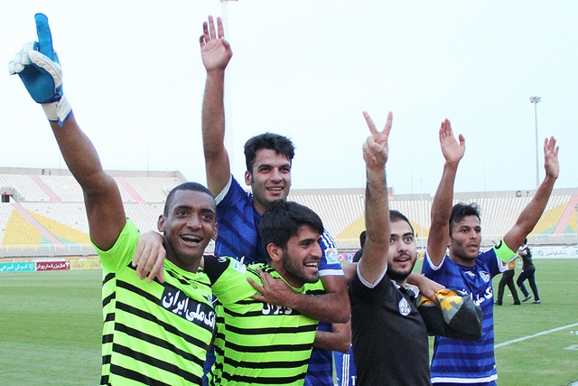 تصاویر/اولین پیروزی سال 95 آبی خوزستان در غدیر