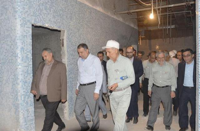 عکس/بازدید شهردار اهواز از پروژه ورزشگاه فولاد