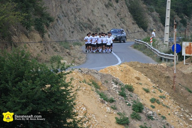 تصاویر جالب تمرین آبادانی‎ها در ارتفاعات مازندران