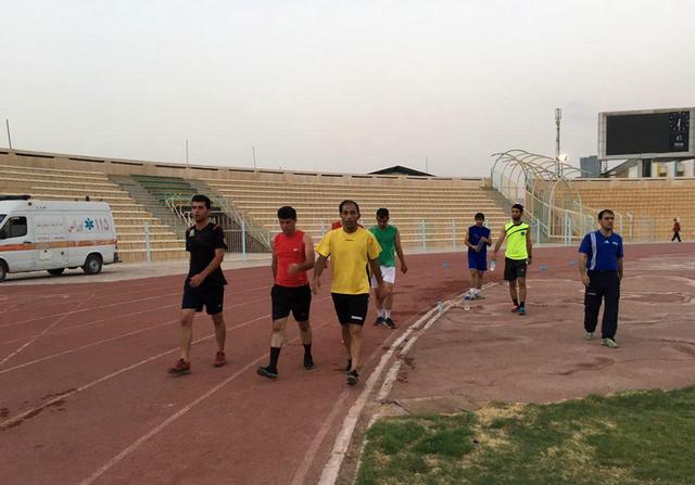 تصاویر/تست آمادگی جسمانی داوران فوتبال خوزستان