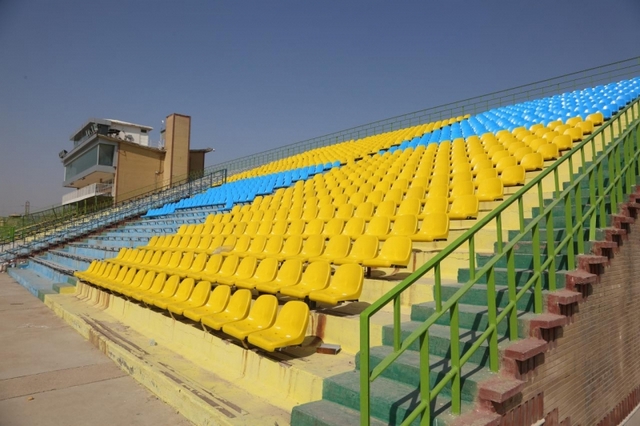 تصاویر/آماده‌سازی استادیوم تختی برای میزبانی از استقلال