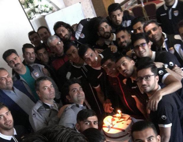 عکس/روز تولد جنجالی حامد لک در اصفهان