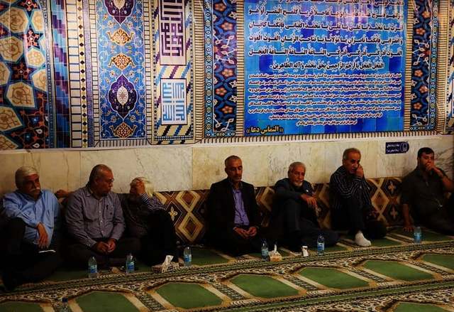 تصاویری از مراسم یادبود پیشکسوت فوتبال خوزستان
