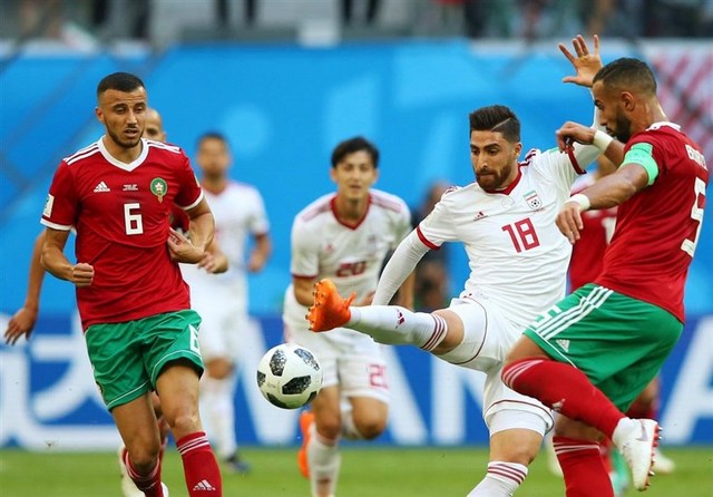 پیروزی تیم ملی ایران مقابل مراکش