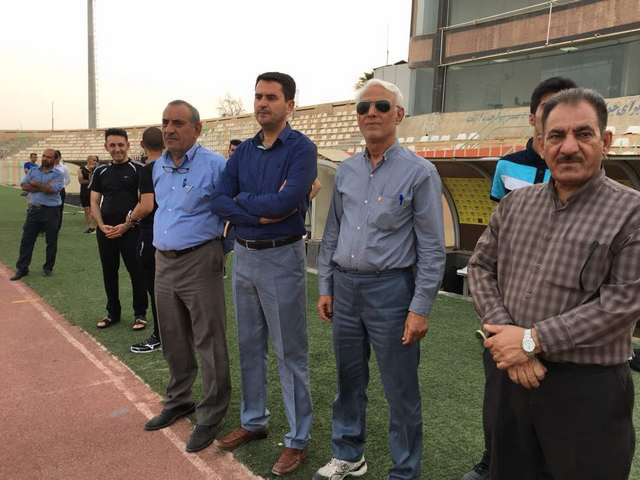 تصاویری از تست آمادگی جسمانی داوران خوزستان