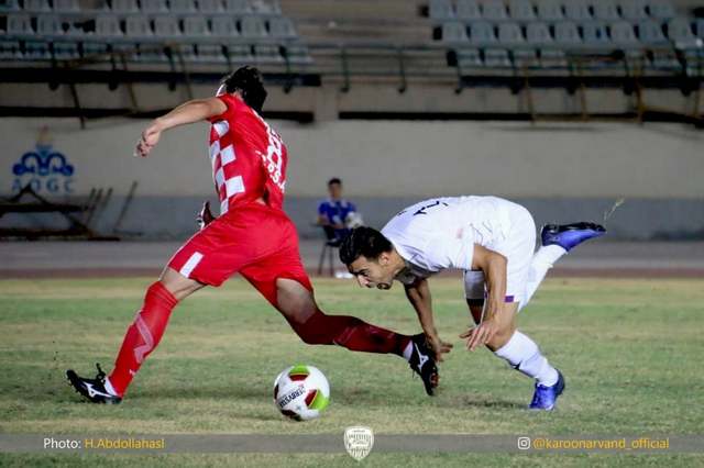 تصاویری از اولین بازی کارون خرمشهر در لیگ یک