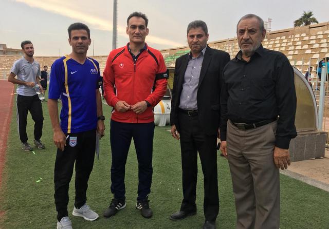 تصاويری از تست آمادگی داوران فوتبال خوزستان