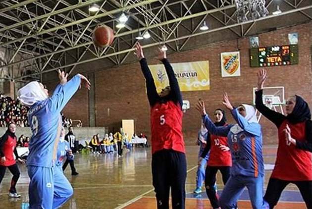 برگزاری مسابقات بسکتبال دختران در اهواز