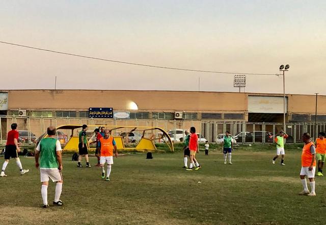 تصاویری از تمرین تیم پیشکسوتان فوتبال خوزستان