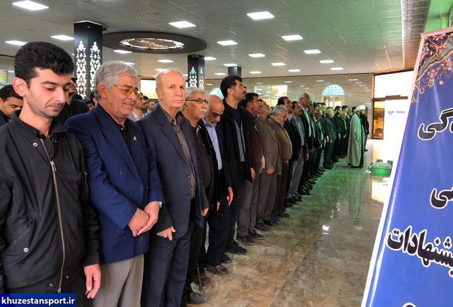 تصاویری از مراسم تشییع پیشکسوت ورزش خوزستان