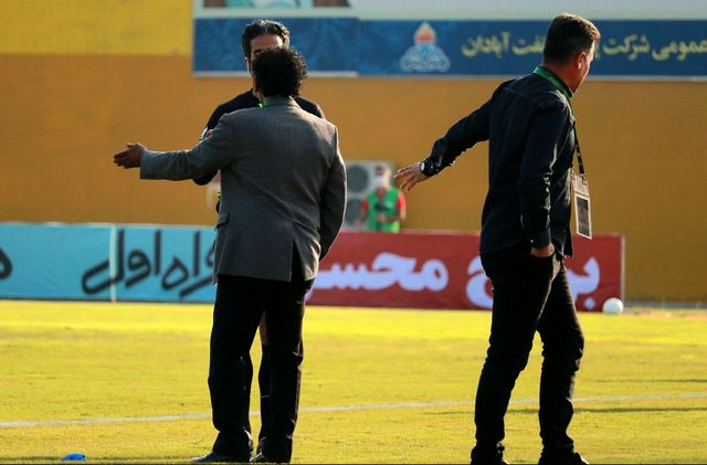 تصاویری از پیروزی نفت آبادان مقابل گل‌گهر سیرجان