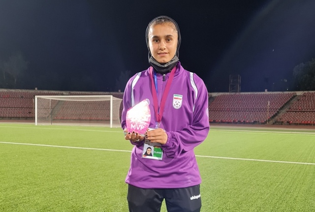 دختر خوزستانی بازیکن برتر جام کافا شد
