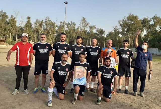 مسابقه فوتبال به یاد شادروان اهوازی برگزار شد
